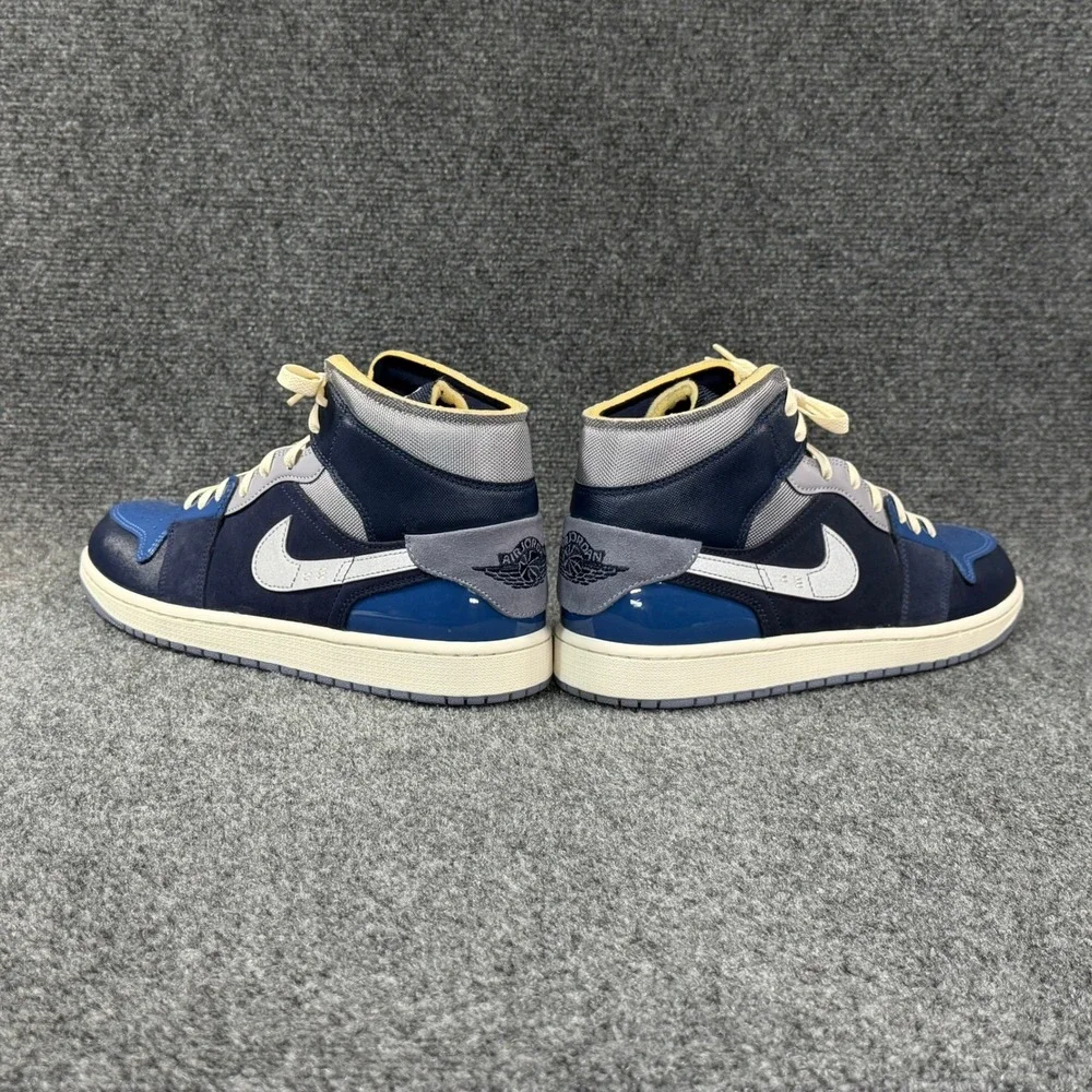 Jordan 1 Mid‎ SE Craft Shoes Men's 11.5 Obsidian French Blue Ashen Slate White